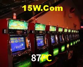 Tela de boas-vindas e lobby de jogos do aplicativo 87PC